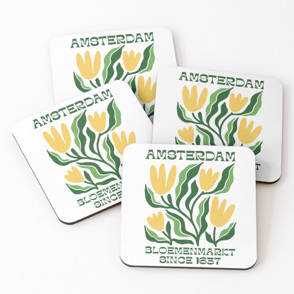 Item preview, Amsterdam Flower Market, Bloemenmarkt, Floral Tulips, Yellow Tulip designed and sold by MerchSearchCO.