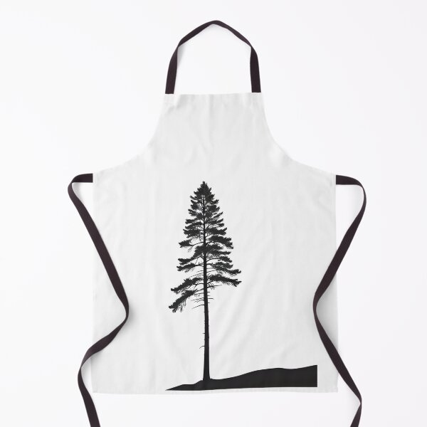 Item preview, Lone Mountain Pine – Minimal Nature Silhouette designed and sold by KoalaCrafted.