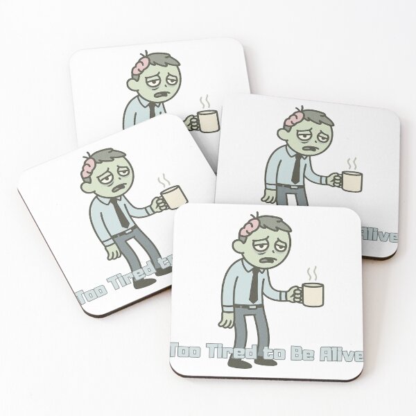 Item preview, Zombie Office Worker Needs More Coffee designed and sold by Mental Geometry.