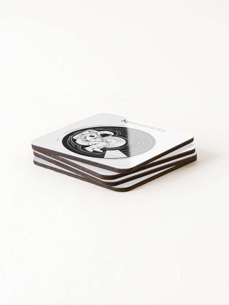 Thumbnail 4 of 5, Coasters (Set of 4), Spacetracks designed and sold by uniqueD.