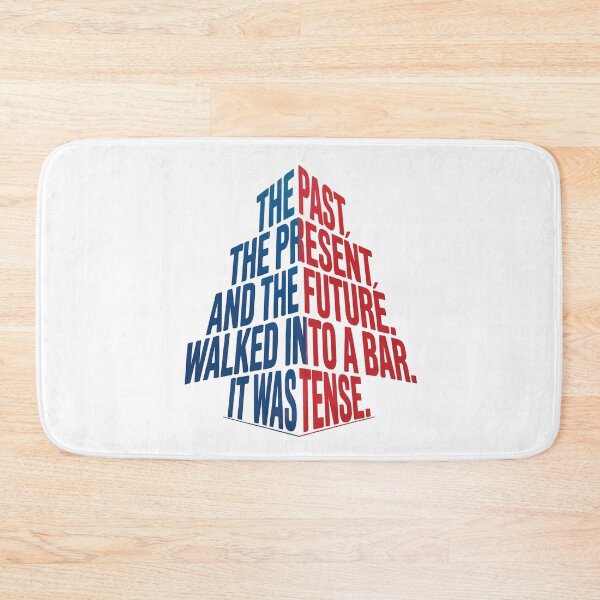 Item preview, Funny Grammar Joke: It Was Tense Typography Design designed and sold by elynne9.