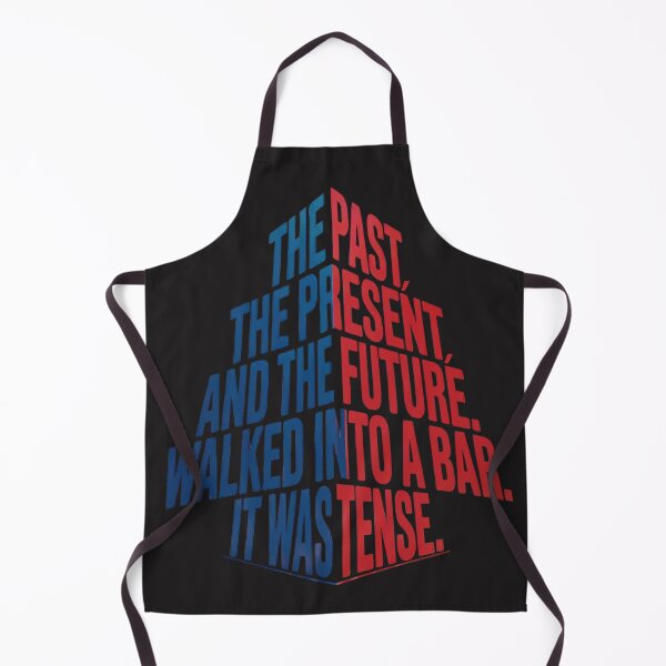 Item preview, Funny Grammar Joke: It Was Tense Typography Design designed and sold by elynne9.