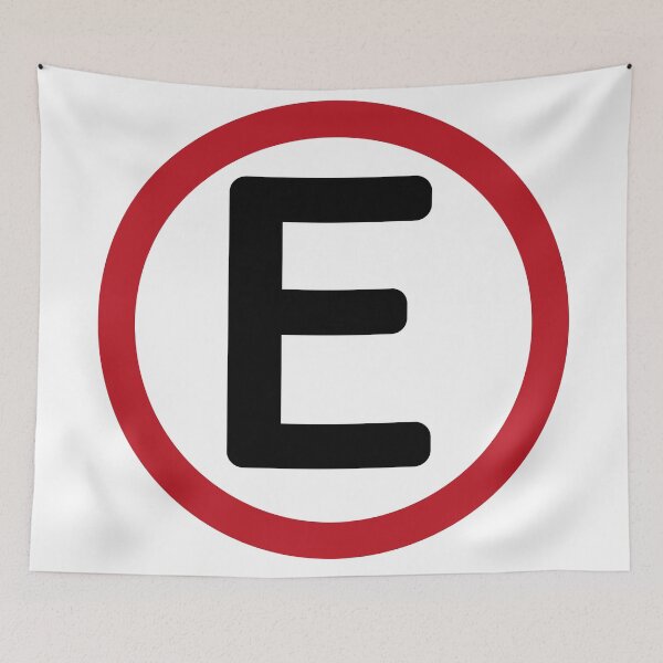 Item preview, Placa de transito Brasil -  estacionar vermelha designed and sold by GirlaineSQ.