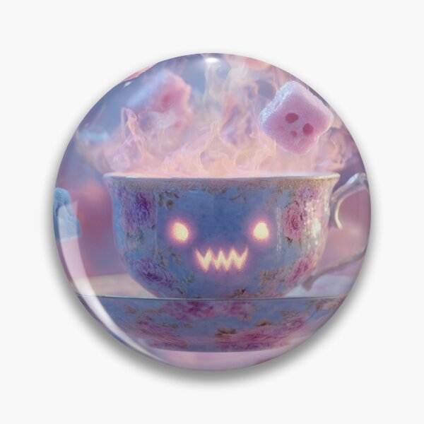Item preview, Possessed Teacup-Kawaii Haunted Object designed and sold by Croneandquill.