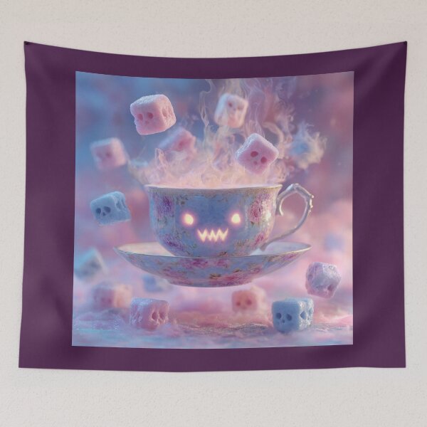 Item preview, Possessed Teacup-Kawaii Haunted Object designed and sold by Croneandquill.