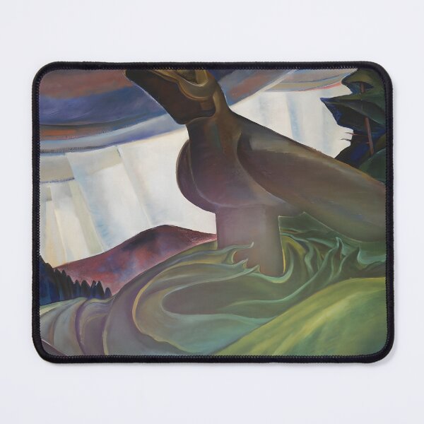 Item preview, Emily Carr - Big Raven 1931 | Canadian Modernism | Indigenous Totem Art | Mystical West Coast Vision designed and sold by VisualGeni.