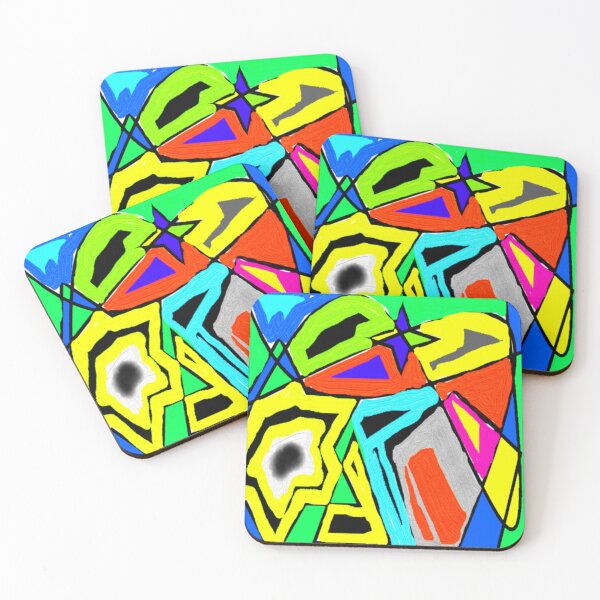 Item preview, Fluorescence Jumbled Abstract Design designed and sold by SmashingDeals.