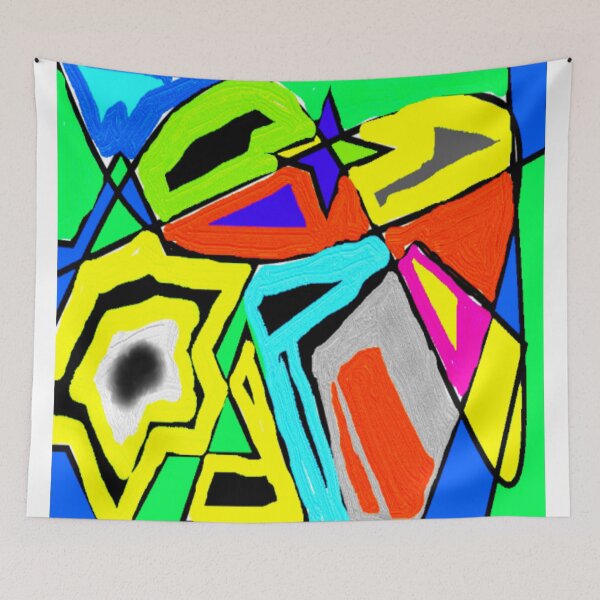 Item preview, Fluorescence Jumbled Abstract Design designed and sold by SmashingDeals.