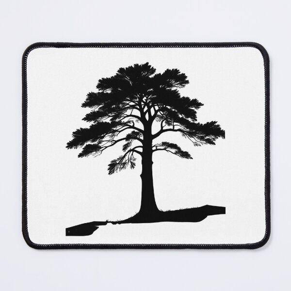Item preview, Windswept Pine – Classic Tree Silhouette Illustration designed and sold by KoalaCrafted.
