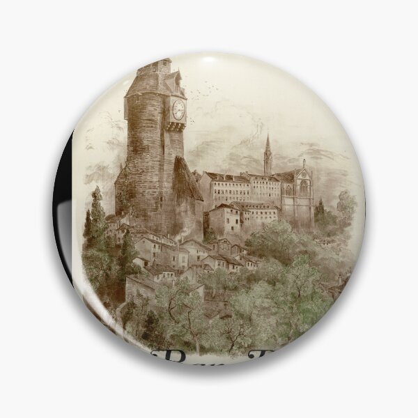 Item preview, Vintage Bar-le-Duc Travel Poster | Eastern Railway Art | Tour de l'Horloge Print | Romantic French Lithograph | Historic Wall Art designed and sold by artofuniverse.