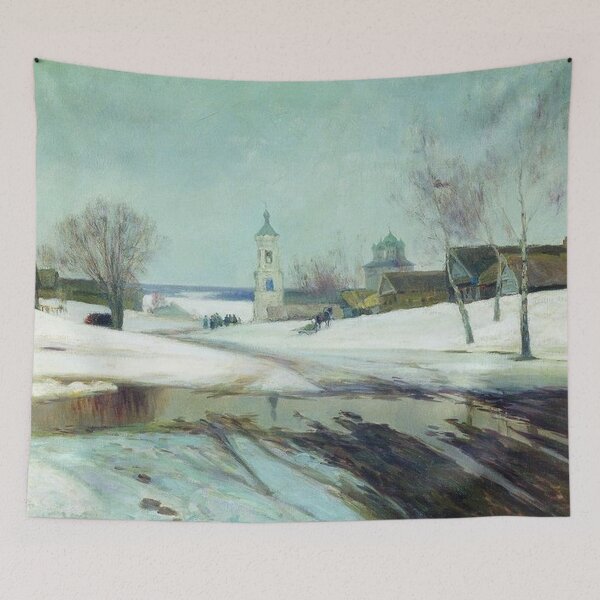 Item preview, Spring in the Village designed and sold by tomorrowsart.