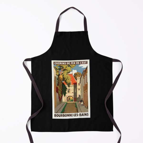 Item preview, Vintage Art Deco Travel Poster | Chemins de Fer de l'Est | Bourbonne-les-Bains Spa Town | Early 20th Century Railway Art designed and sold by artofuniverse.