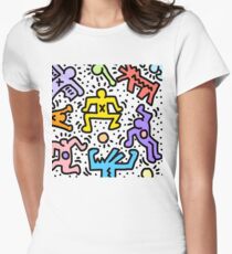 Haring Women's Fitted T-Shirt