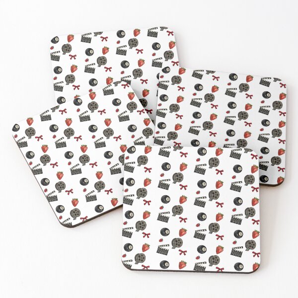 Item preview, Cute Movie Sticker Pack – Film Reel, Clapperboard, Strawberry & More designed and sold by TheRollingTape.