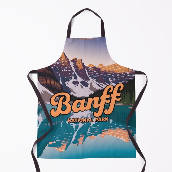 Item preview, Banff National Park: Classic Travel Poster style designed and sold by LSVart.