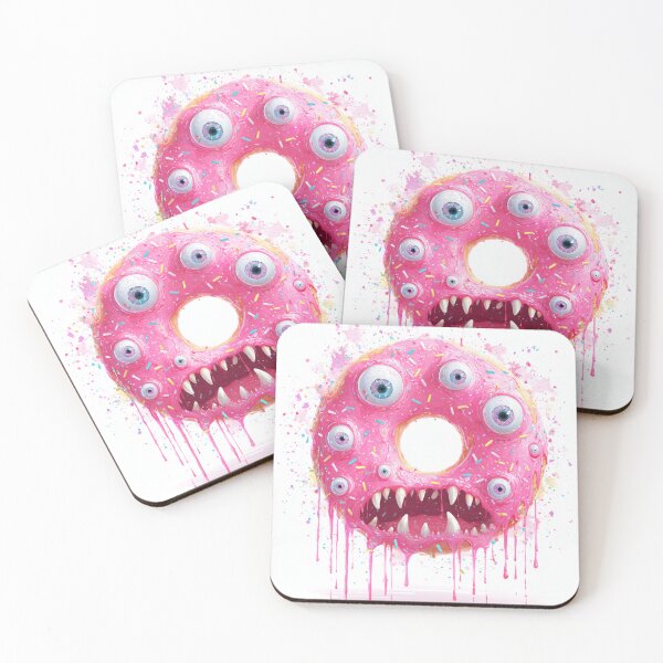 Item preview, Possessed Donut with Eyes designed and sold by Croneandquill.