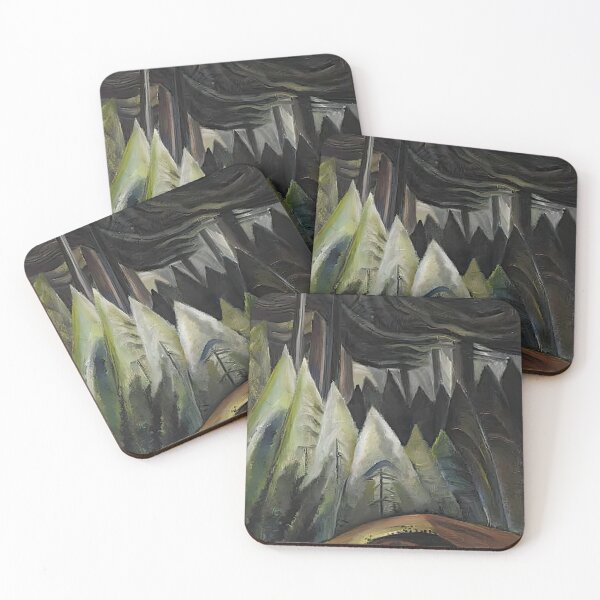 Item preview, Emily Carr - Forest Light c.1935 | Mystical Canadian Landscape | Pacific Northwest Forest Spirit | Group of Seven Era Art designed and sold by VisualGeni.