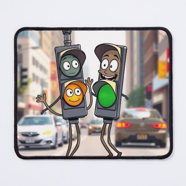 Item preview, Funny Traffic Lights designed and sold by casamomo.