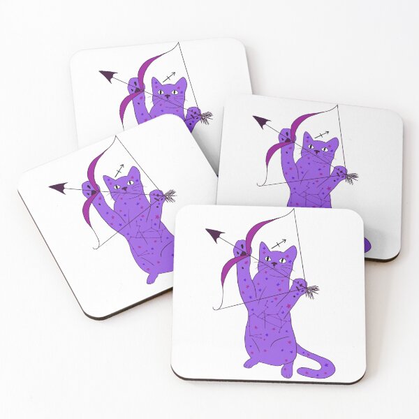 Item preview, Sagittarius Zodiac Cat  designed and sold by WhimsiCraft.Co.