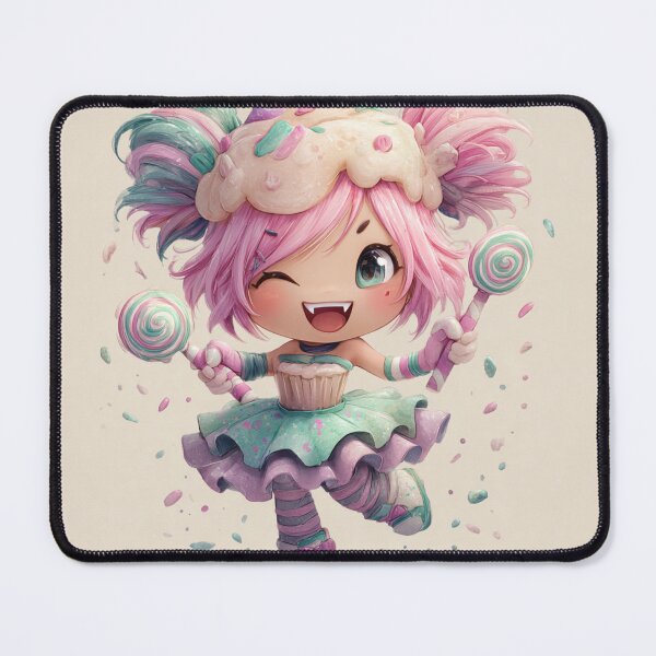 Item preview, Creepy Cute Fanged Cupcake Girl designed and sold by Croneandquill.