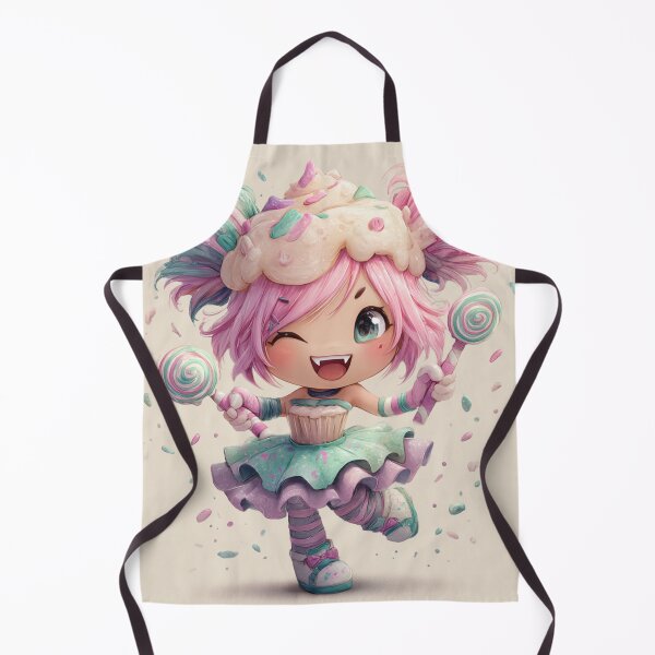 Item preview, Creepy Cute Fanged Cupcake Girl designed and sold by Croneandquill.