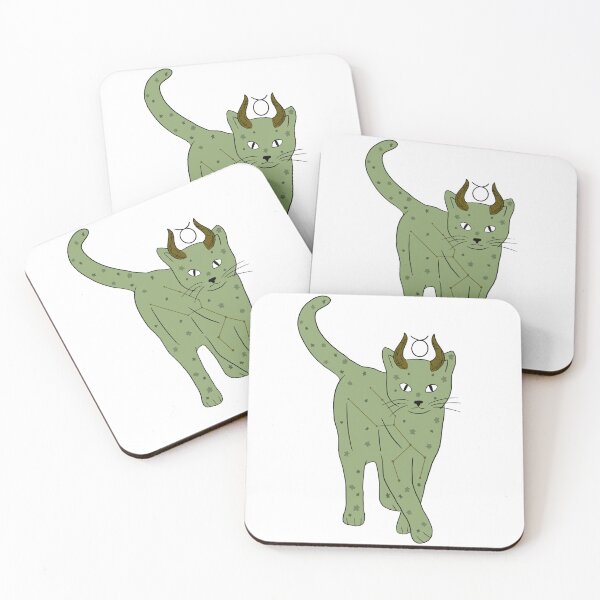 Item preview, Taurus Zodiac Cat designed and sold by Dolce Draws.