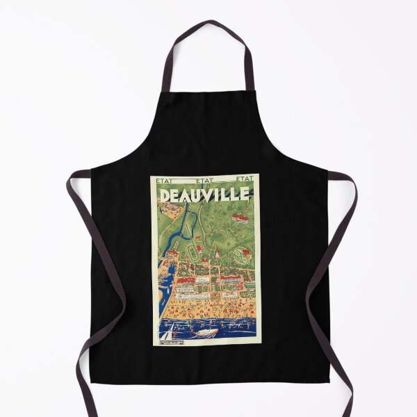Item preview, Vintage Deauville Travel Poster | Art Deco Style Seaside Resort Print | Côte Fleurie France Wall Art | 1920s-1930s Retro Decor designed and sold by artofuniverse.