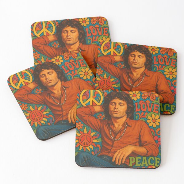 Item preview, Jim Morrison Psychedelic 60s Art designed and sold by TheAmericanPoet.