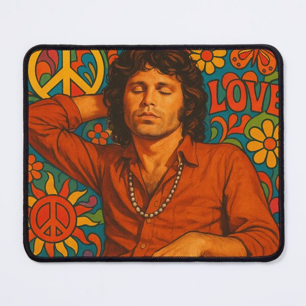 Item preview, Jim Morrison Psychedelic 60s Art designed and sold by TheAmericanPoet.