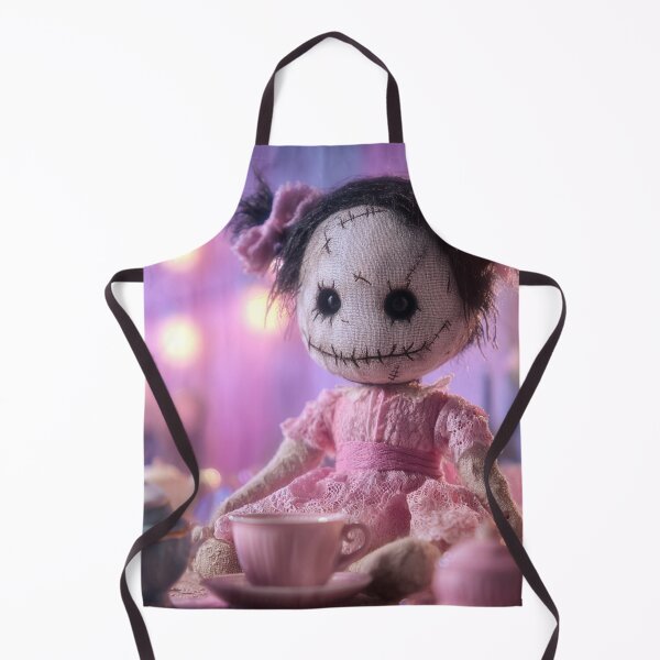 Item preview, Haunted Tea Party voodoo Doll designed and sold by Croneandquill.