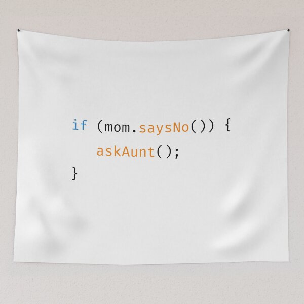 Item preview, If Mom Says No Ask Aunt Funny Auntie Baby Saying designed and sold by CuteLovelyDesigns.