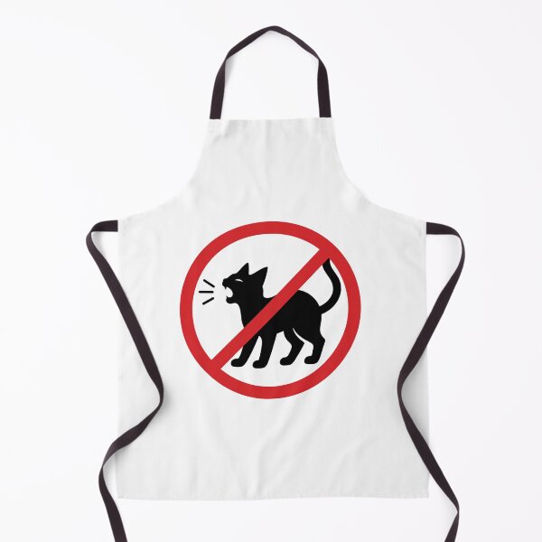 Item preview, Cat Meow banned sign designed and sold by leisvan.