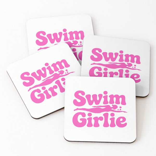 Item preview, Swim Girlie! Pink Swimming Girl designed and sold by PMCreative.
