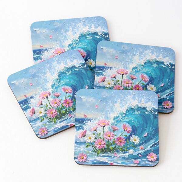 Item preview, Floral Wave Serenity designed and sold by skysshobu.