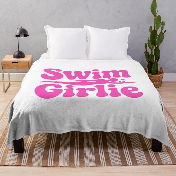 Artikelvorschau, Schwimmmädchen! Rosa Schwimmmädchen entworfen und verkauft von PMCreative.