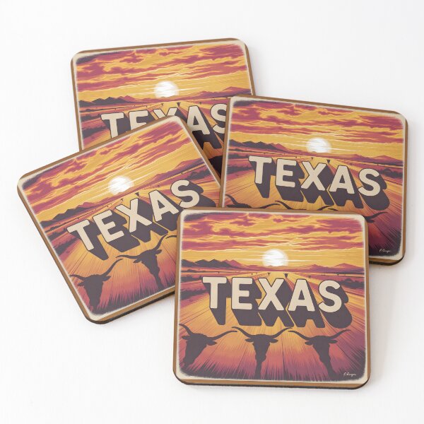 Item preview, Texas: Classic-Style Travel Poster designed and sold by LSVart.