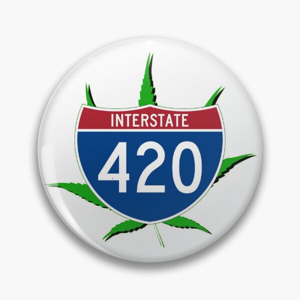Item preview, Budtender Gifts - Interstate 420 - Funny Gear for Cannabis Dispensary Budtenders designed and sold by merkraht.