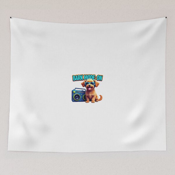 Item preview, Bark Mode: ON – Cool Dog Vibes Tee shirt designed and sold by Bareradesigns.