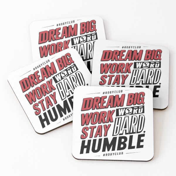 Item preview, Inspirational Quota - Dream Big, Work Hard, Stay Humble designed and sold by robyclub.