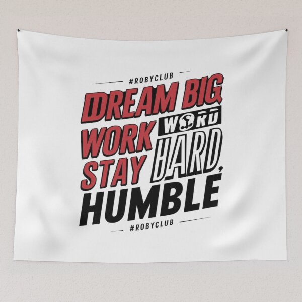 Item preview, Inspirational Quota - Dream Big, Work Hard, Stay Humble designed and sold by robyclub.