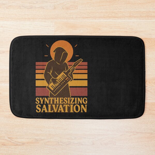 Item preview, Synthesizing Salvation – Retro Gregorian Monk with Synthesizer designed and sold by freackly.