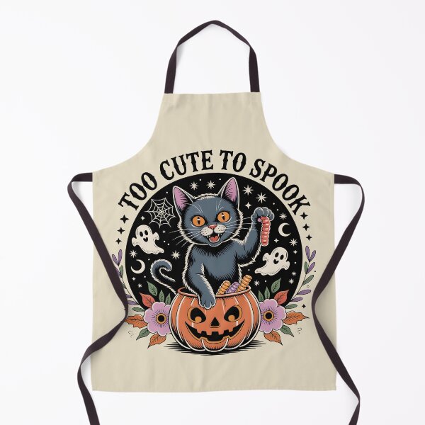 Item preview, Vintage Halloween Black Cat – Too Cute to Spook designed and sold by lalasine.story.