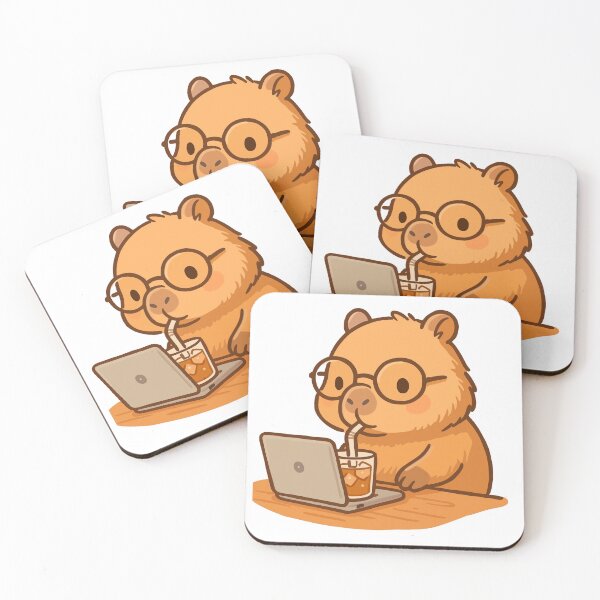 Item preview, Capybara Caffeine Fix designed and sold by Cedriccarroll.