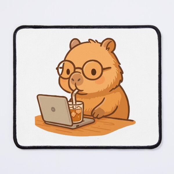 Item preview, Capybara Caffeine Fix designed and sold by Cedriccarroll.