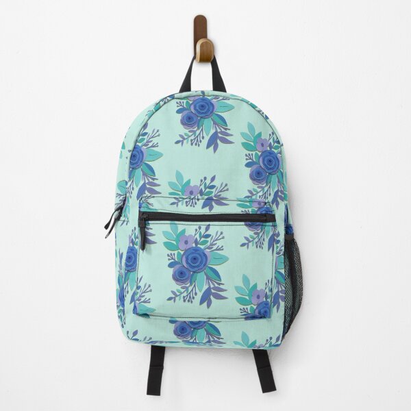 Item preview, Blue Paper-Cut Floral Watercolor designed and sold by Pacika.