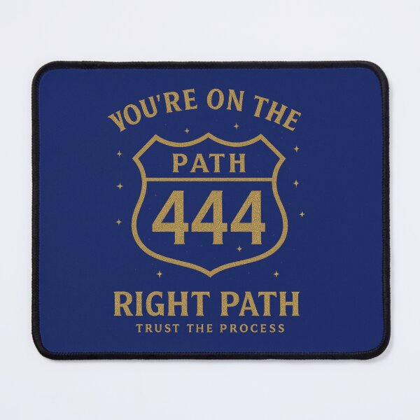 Item preview, 444 Angel Number – Right Path Vintage Sign designed and sold by Nuvijo.