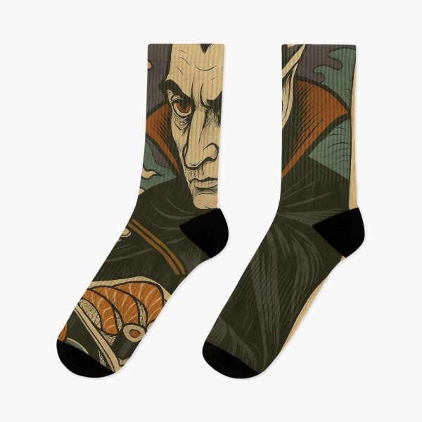 Item preview, Dracula Eats Sushi in Vintage Japanese Art designed and sold by Stickteez.