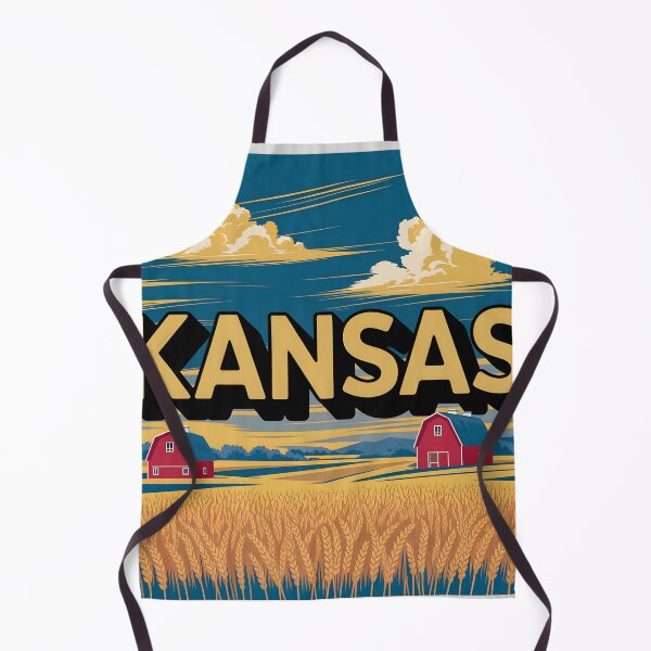 Item preview, Kansas: Classic-Style Travel Poster designed and sold by LSVart.