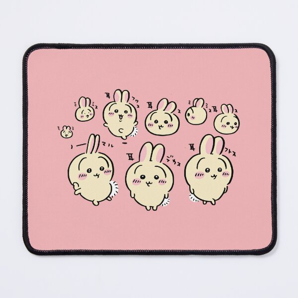 Item preview, Running Hurry Excited Usagi うさぎ | Chiikawa ちいかわ Hachiware ハチワレ | Cute Kawaii Characters Bear Cat Rabbit  designed and sold by OllieMolley.