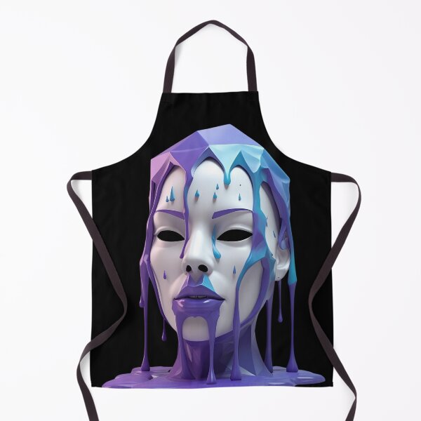 Item preview, Low-poly mask dripping with digital ink 5 designed and sold by Neon G.